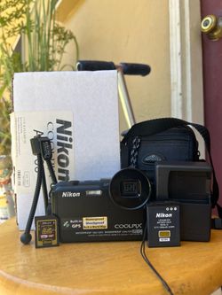 Nikon Coolpix AW100 16.0MP Digital Camera - Black