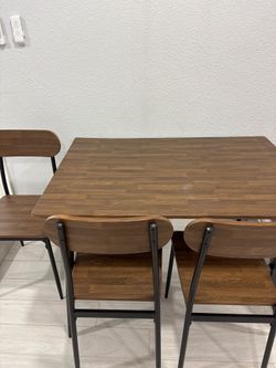 Table and 3 chairs