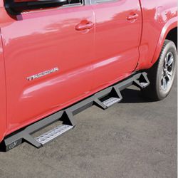 2023 TOYOTA TACOMA HDX DROP WHEEL TO WHEEL NERF BARS-Double Cab Long Bed