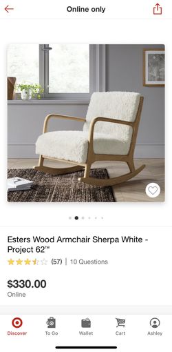Target sherpa rocking chair sales