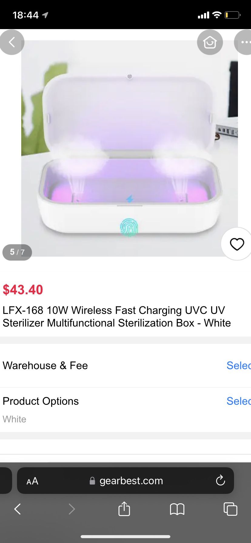 Wireless Charger multi functional disinfection box/ OBO/ Price Is Negotiable And Trades Welcome/ 1 For $22 - 2 For $30