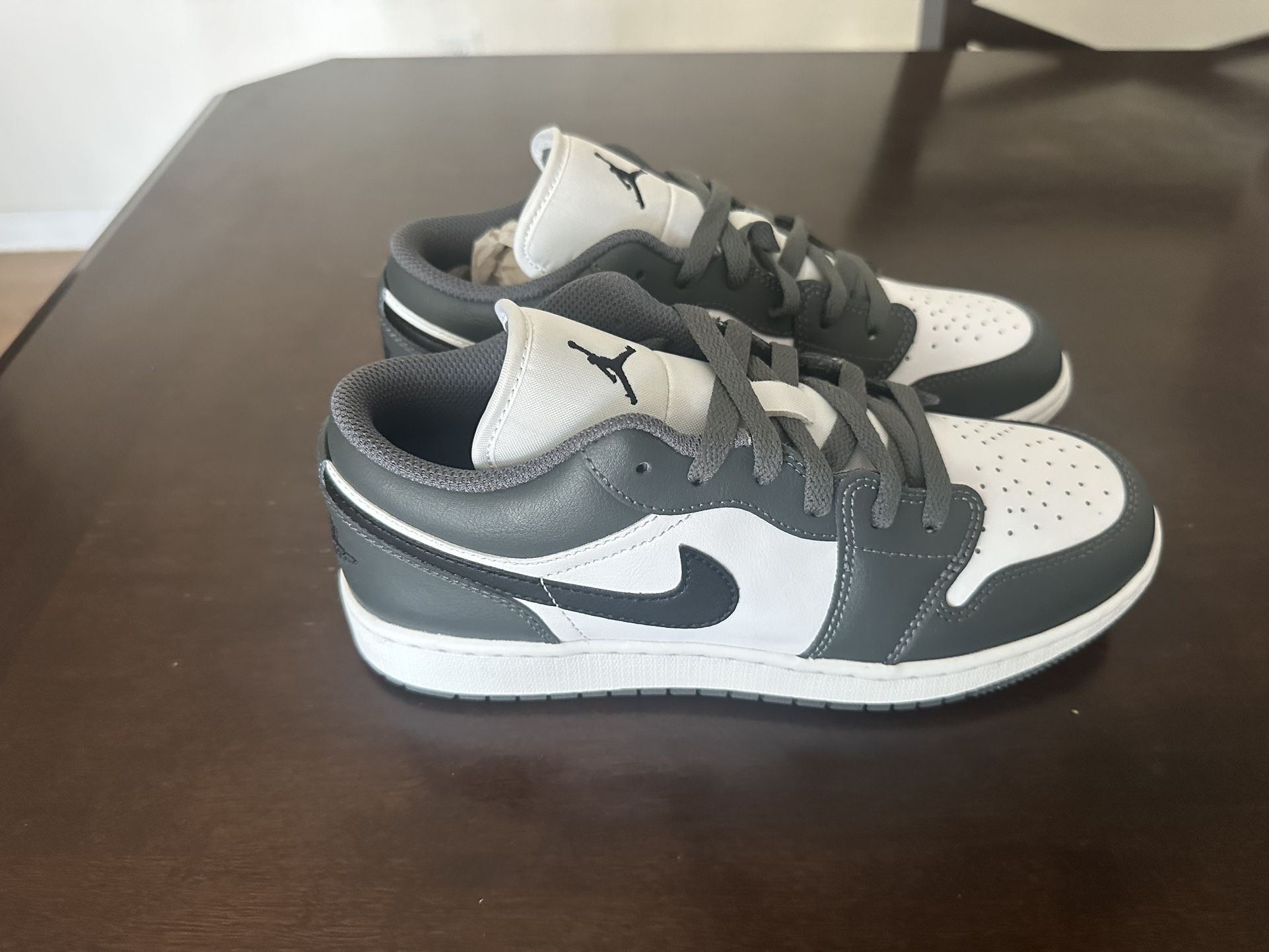 Grey/Black/White Air Jordan Low 1