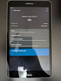 Samsung tab 8" 16GB (2GB RAM) +128GB Micro SD card