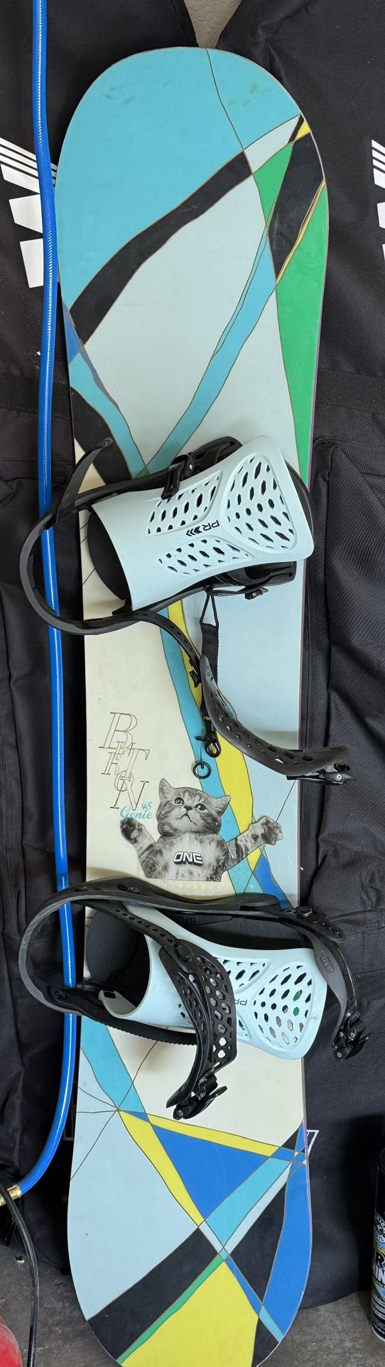 2012 Button Genie 45 Snowboard with New Bindings