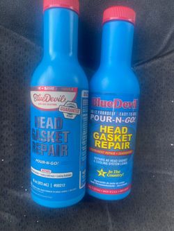 Blue Devil  2~ Head Gasket Sealer ~ Pour-N-Go!  ~ 16 Oz Bottle ~ BlueDevil ~