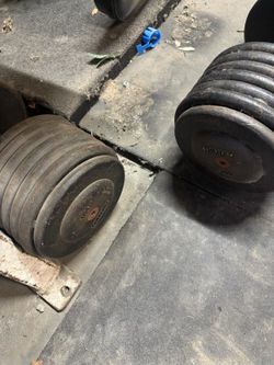 Gym equipment dumbbells