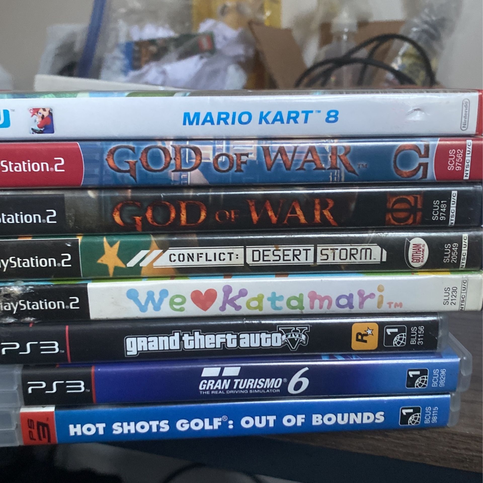 Lot Of Games Wiiu Ps2 Ps3