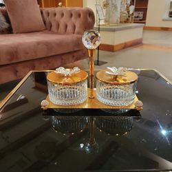 Elegant candy , sugar ,nut, snack bowls 