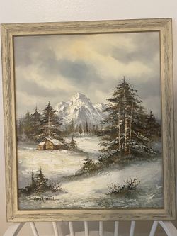 Signed Painting By Herb Parnall