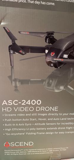 Ascend Aeronautics ASC-2400 720P HD Video Drone