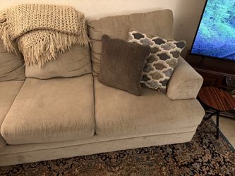 2 Couches 2 Small Table 1 Big Table  Full Living Room Set