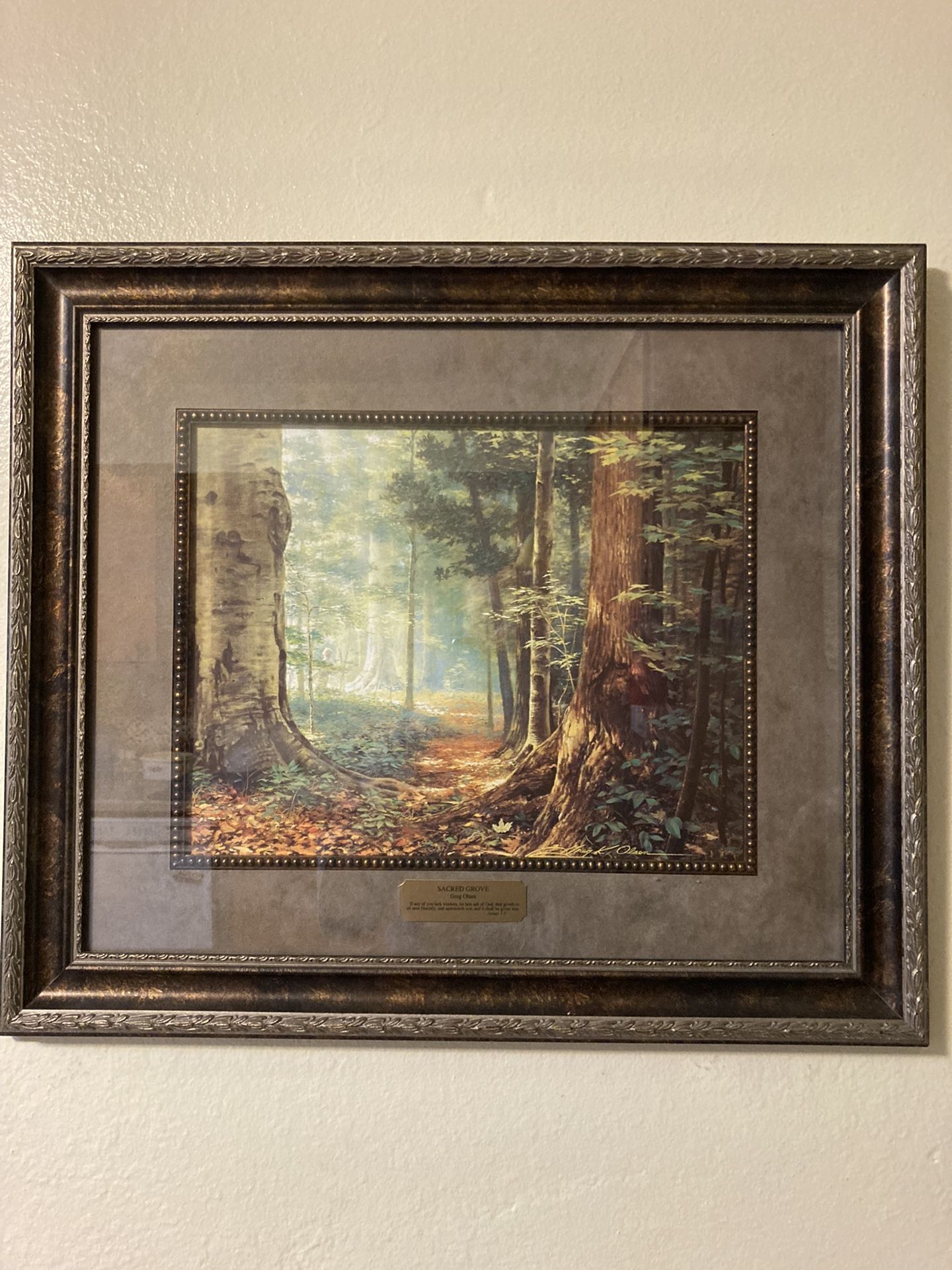 Sacred Grove By Greg Olsen Just Drastically Reduced To $30