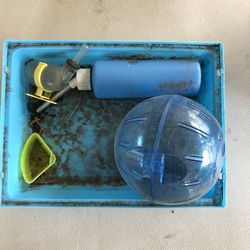 Deluxe Hamster Gerbil Cage,Bordeaux Blue