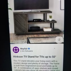 Hinkson TV Stand For TV Up To 50""