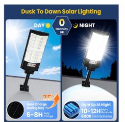 TFKK. 4 pack solar street lights