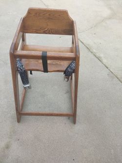 Wooden High Chair