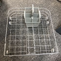 Dishwasher Bottom Rack W/utensil Holder 