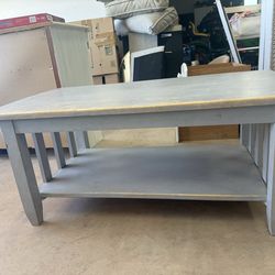 Gray Distressed coffee table
