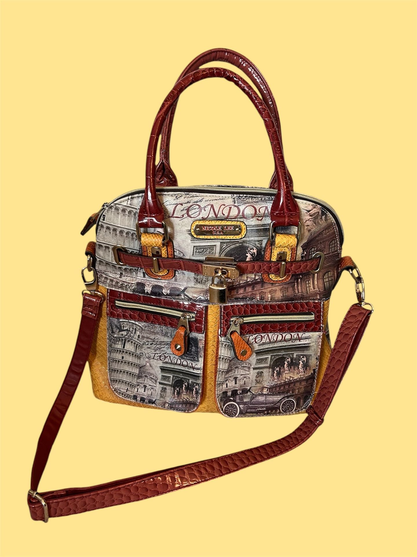 Nicole Lee Horizontal Bag with Crossbody Strap