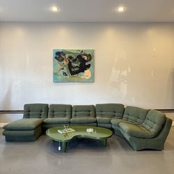 Custom Kagan Style Sectional Sofa