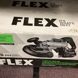 FLEX 24V Brushless Deep Cut Band Saw (Tool-Only) $320