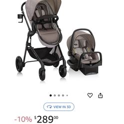 Evenflo Car Seat and Stroller Travel Bundle
