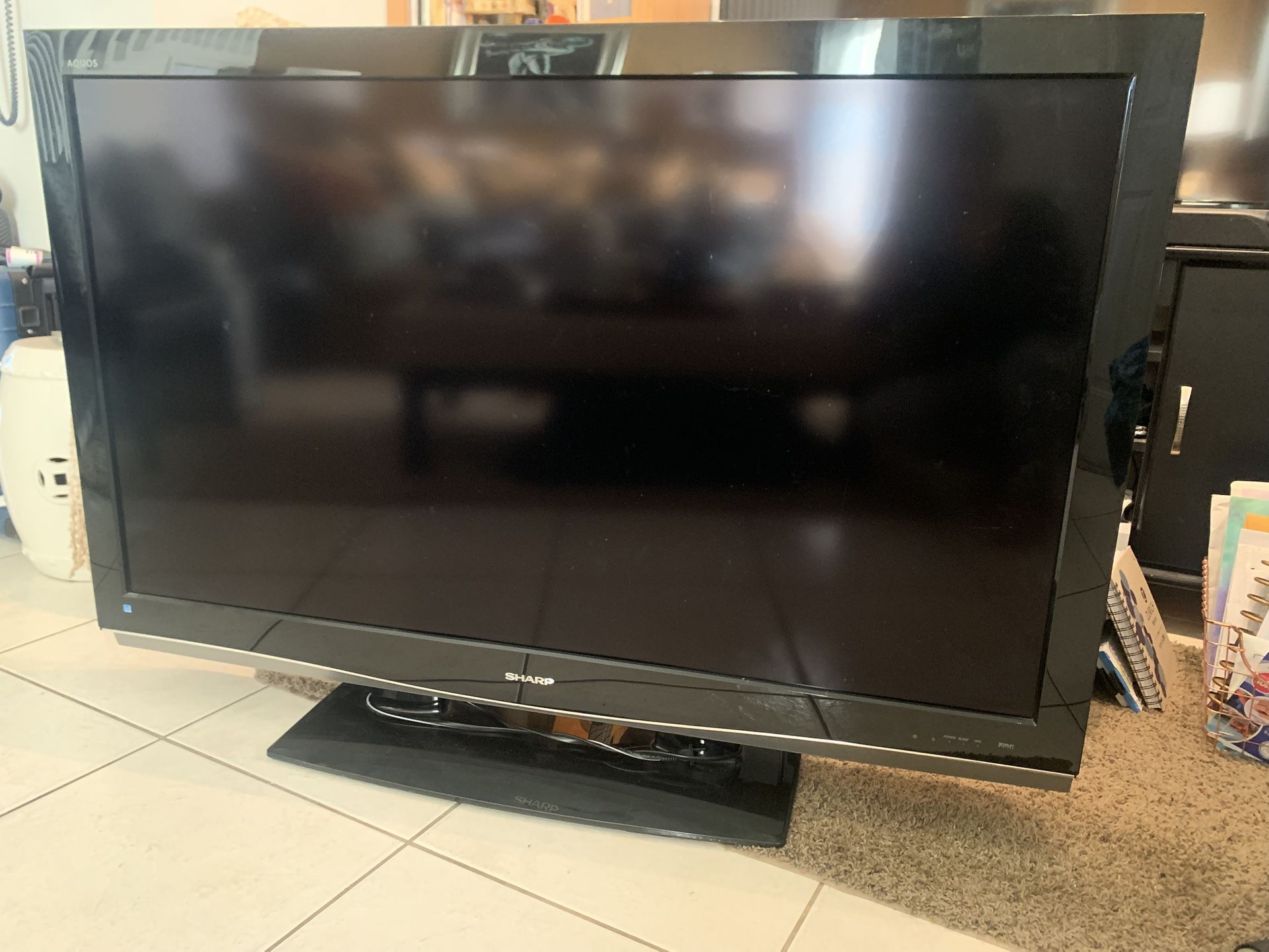 FREE Sharp Aquos. 52” TV.