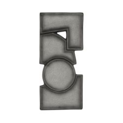 Teo Charcoal Wall Sculpture