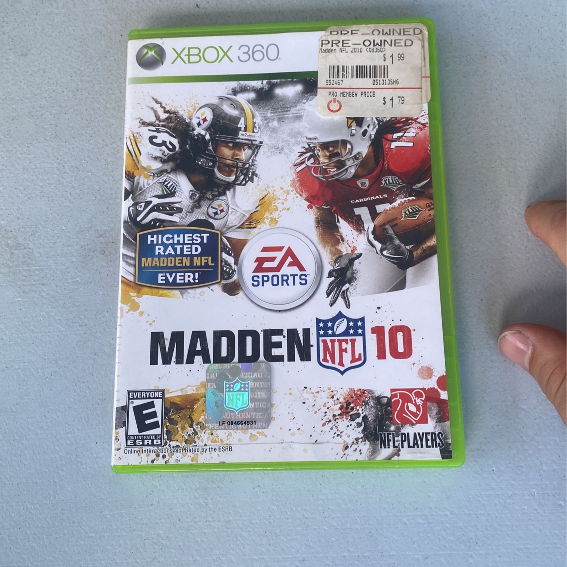 Madden NFL 10 (Microsoft Xbox 360, 2009) 