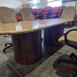 Conference Table With OR Without These Chairs