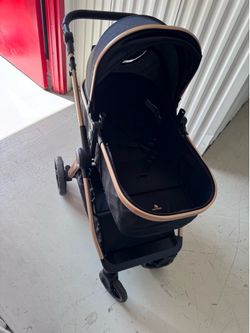 Accombe 2-in-1 Convertible Baby Stroller for Newborn to Toddler