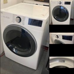 LG 7.4 cu.ft. Smart wi-fi Enabled Gas Dryer with TurboSteam™ Model: DLGX3901W