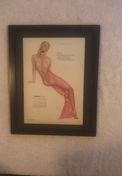Original Varga Pin Up January 1948