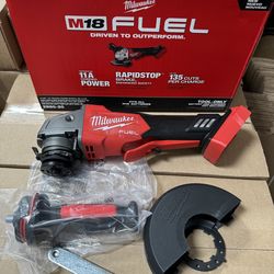 New Milwaukee M18 Fuel Grinder 4-1/2” / 5” (tool only)