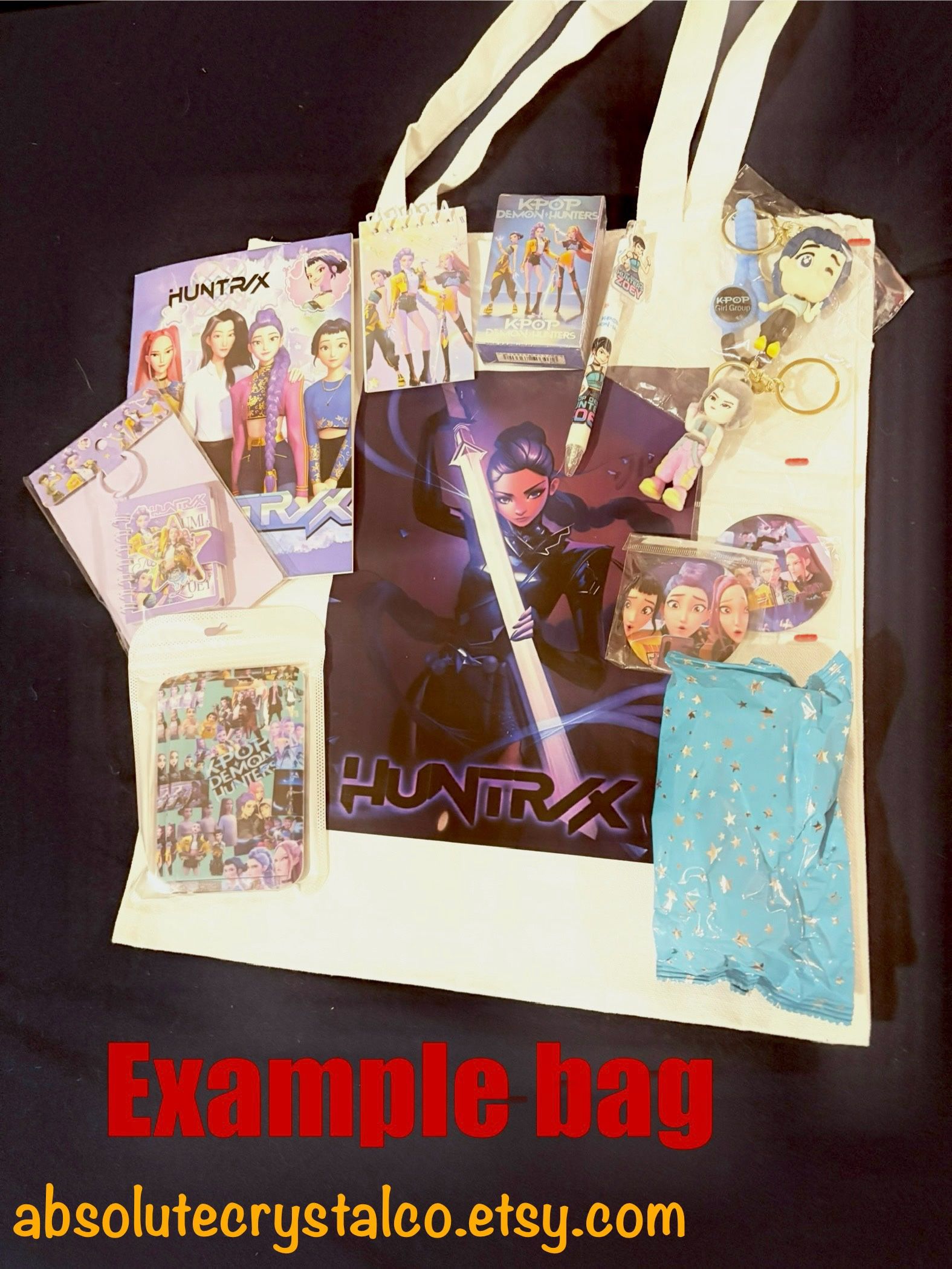 Kpop Grab Bag 11 Pcs In Canvas Kpop Bag