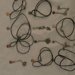 Lot of 12 pop-culture themed necklaces