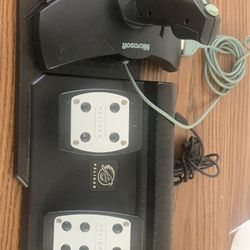Microsoft SideWinder Joystick + Pelican Racing Pedals Bundle (Vintage Gaming Controller Set)