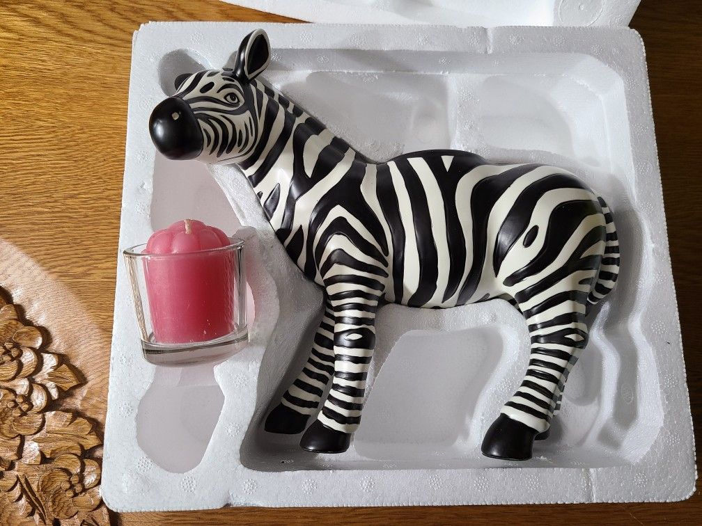 Partylite Zebra votive holder