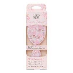 Wet brush x LoveShackFancy Mini Detangler Hair Brush- Rose Beuax