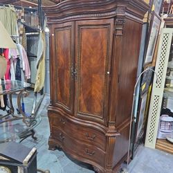 Solid Wood Mahogany Armoire