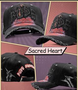 Rude awakenings sacred heart hat brand new