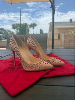 Christian Louboutin Follies Spikes Pumps – Size 39.5