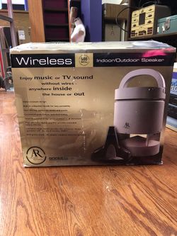AR Acoustic Research Wireless Indoor Outdoor Speaker 900 MHz