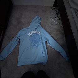 Sp5der hoodie and pants Large set