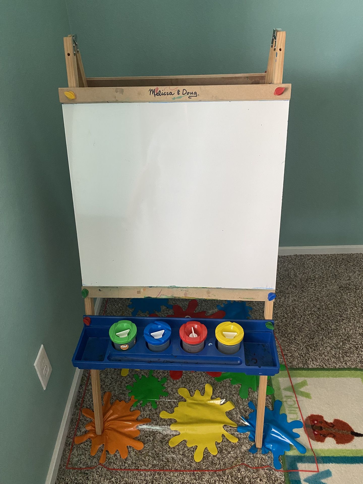 Melissa And Doug Whiteboard/ Chalk Board 