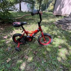 Boys Toddler Bike With Training Wheels