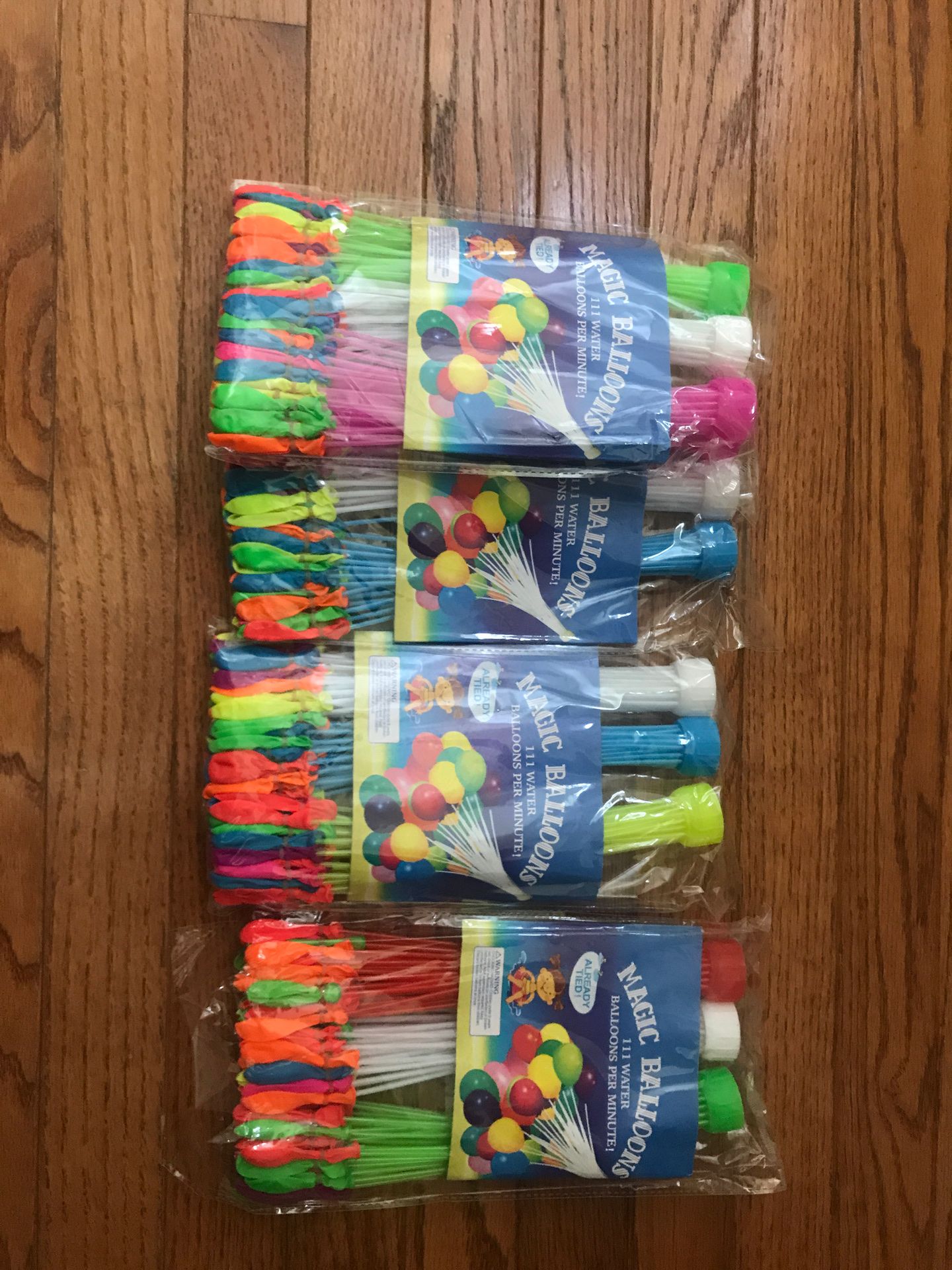 4*111 water balloons