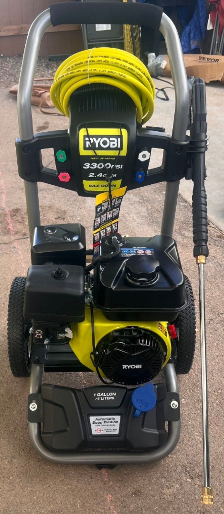 RYOBI 3300 PSI 2.4 GPM Cold Water Gas Pressure Washer with 212cc Engine