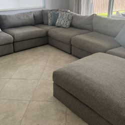 Gray Modular Sectional
