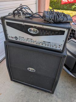 B-52 AT100 100W Tube Guitar Amp Head and Half Stack Cabinet